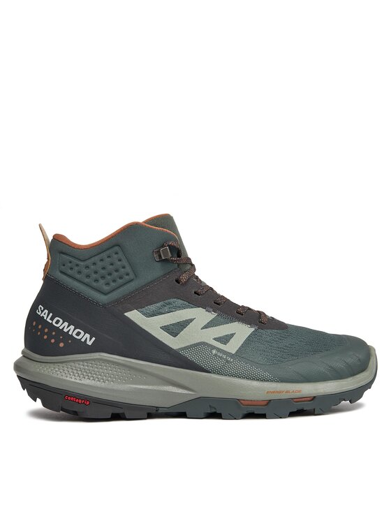 Salomon Trekingová obuv Salomon Outpulse Mid GORE-TEX L47297600 Zelená