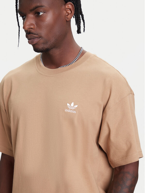 adidas adidas Marškinėliai Trefoil Essentials JV5944 Smėlio Oversize