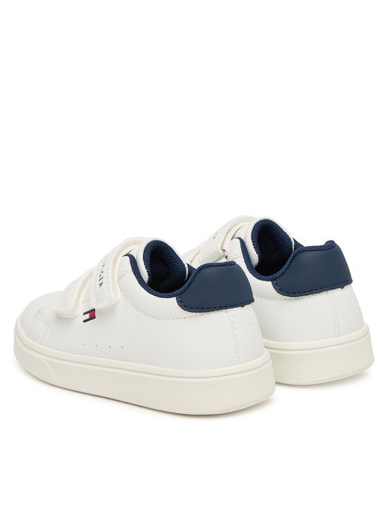 Tommy Hilfiger Сникърси Tommy Hilfiger Low Cut Velcro Sneaker T1X9-35216-1355 M Бял