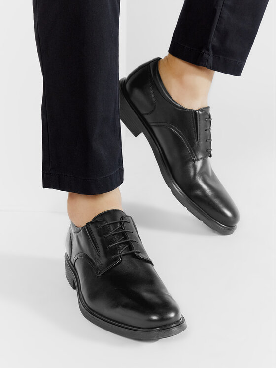 Geox Īsi apavi Geox U Dublin A U34R2A 00043 C9999 Melns