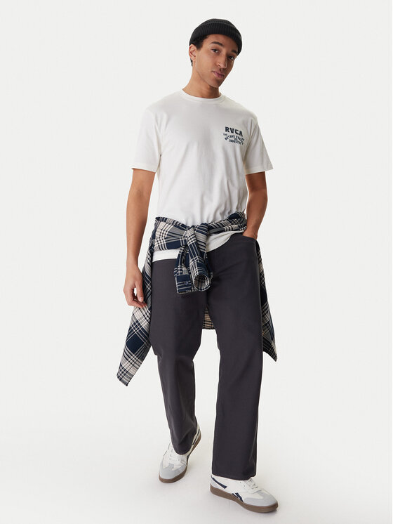RVCA RVCA Camiseta EVYZT00297 Écru Regular Fit