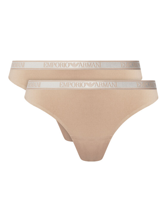 Emporio Armani Underwear Emporio Armani Underwear Conjunto de bragas brasileñas EW000404 AF19028 M1186 Marrón
