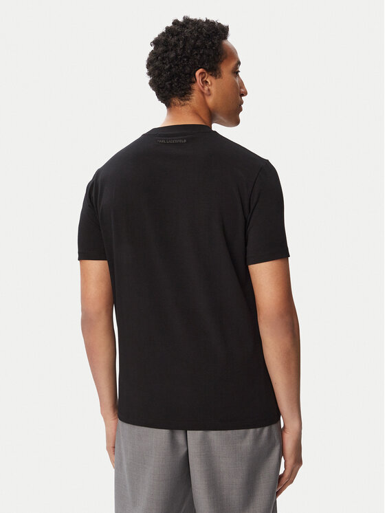 KARL LAGERFELD KARL LAGERFELD Camiseta 755045 563221 Negro Regular Fit
