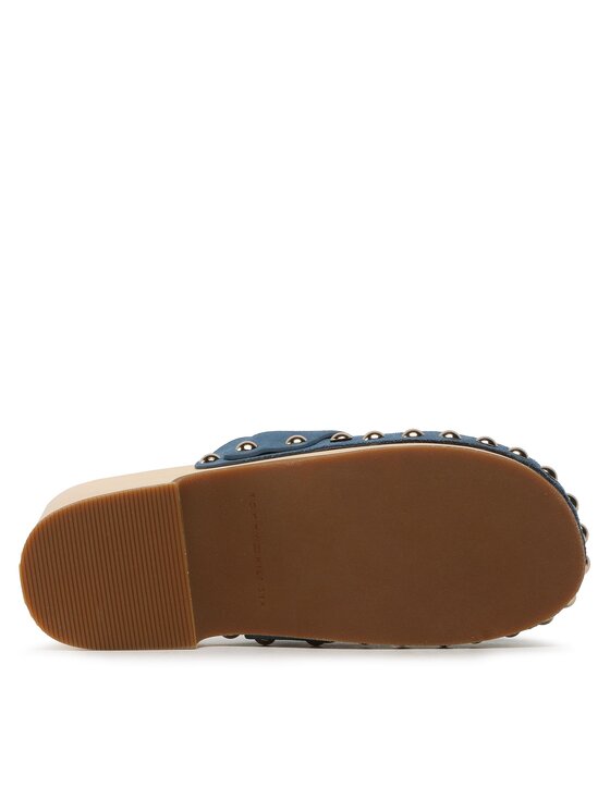 Tommy Hilfiger Klumpa Tommy Hilfiger Th Clog Suede FW0FW07171 Kék