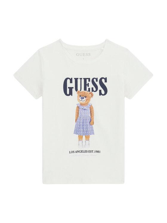 Guess Guess Футболка J6GI04 K6YW4 Білий Regular Fit