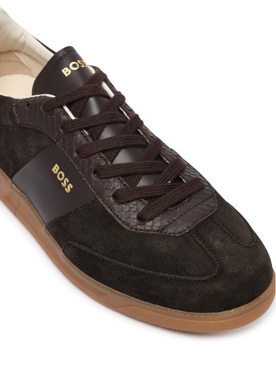 BOSS Sneakersy BOSS Brenta 50573842 Tmavě hnědá