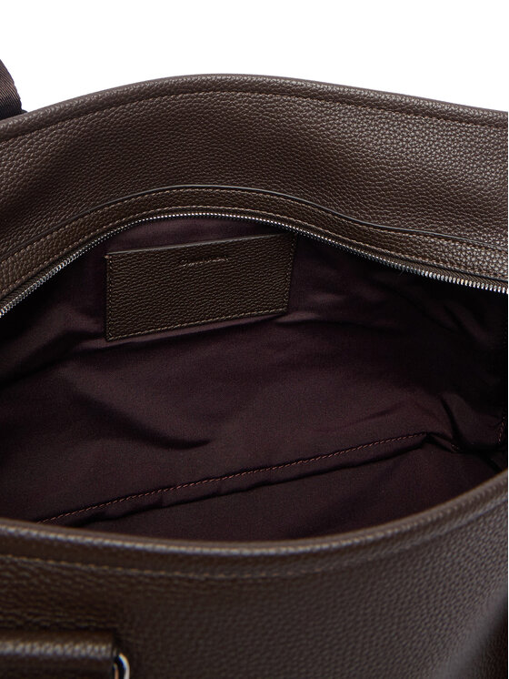 Calvin Klein Дамска чанта Calvin Klein Webbing Adj Strap Tote LV04F3644G Кафяв