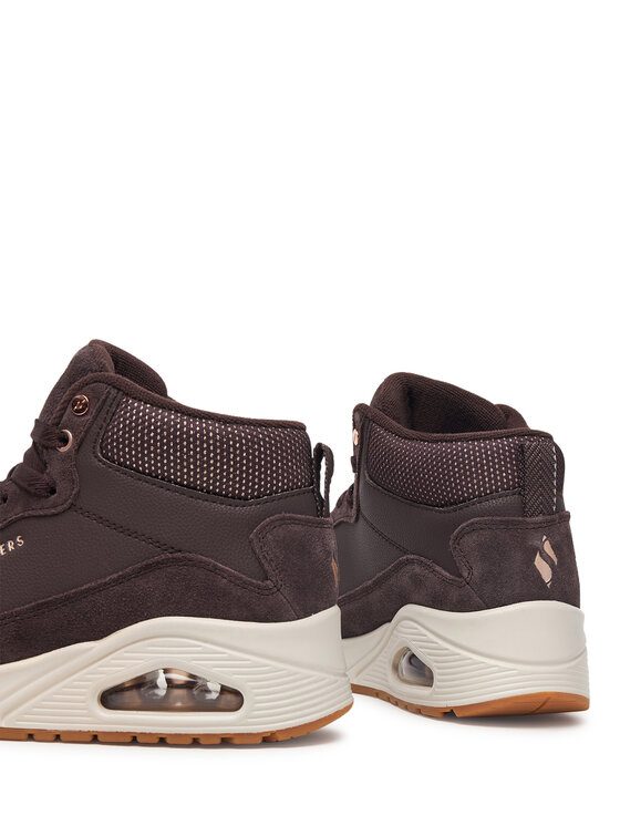 Skechers Sneakersy Skechers Uno - Stacre Shine 177181/CHOC Brązowy