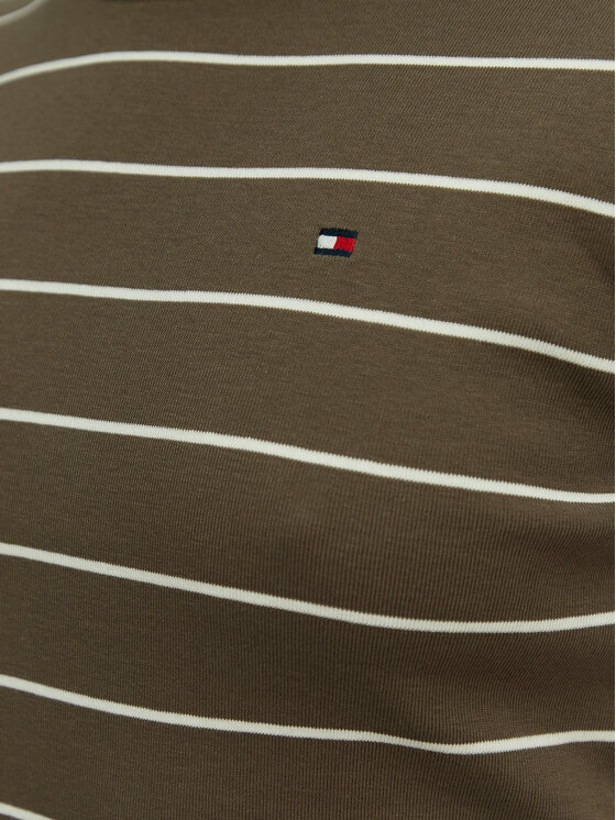 Tommy Hilfiger Tommy Hilfiger Camiseta New Cody WW0WW40587 Marrón Slim Fit