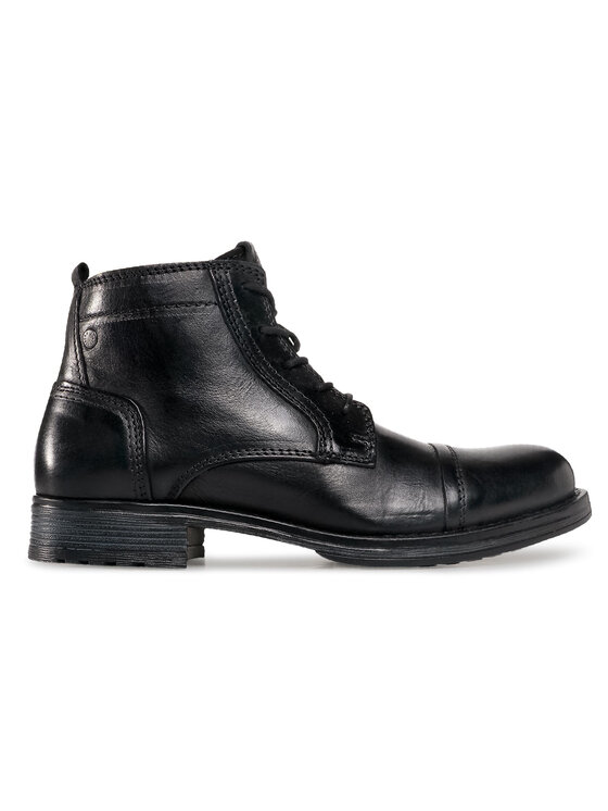 Jack & Jones Kozačky Jack & Jones Jfwrussel Mid 12175957 Černá