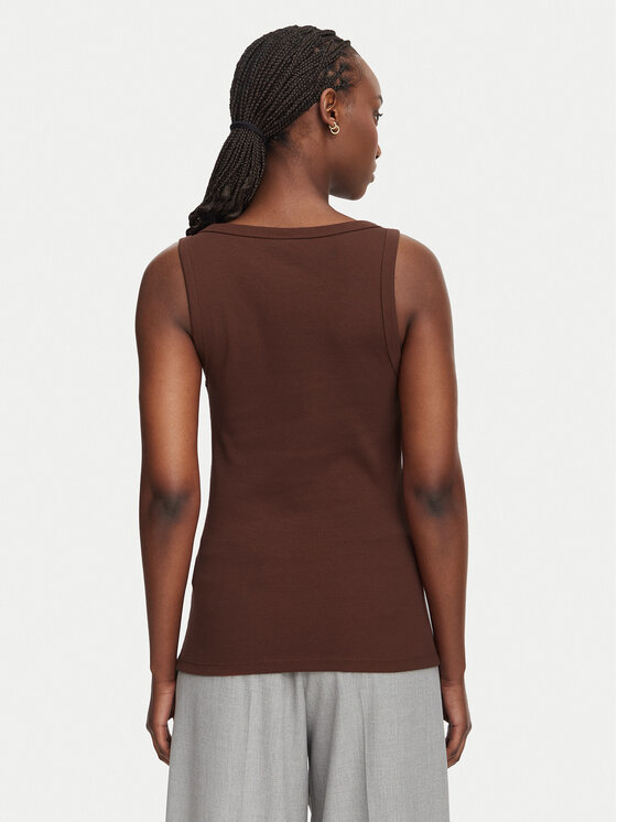 HUGO HUGO Топ Datamia 50514489 Коричневий Slim Fit