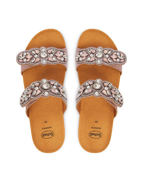 Scholl Шльопанці Scholl Salento 2 Straps MF00815 Рожевий