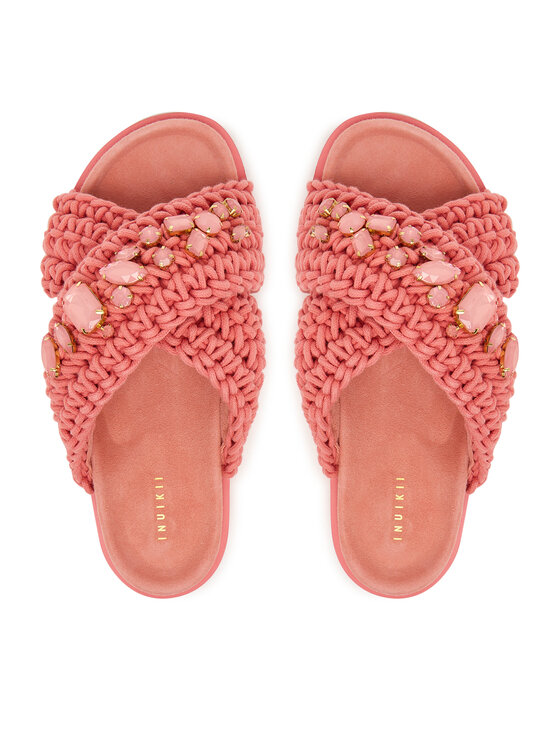 Inuikii Şlapi Inuikii Woven Stones 1004.003.0073 Roz închis