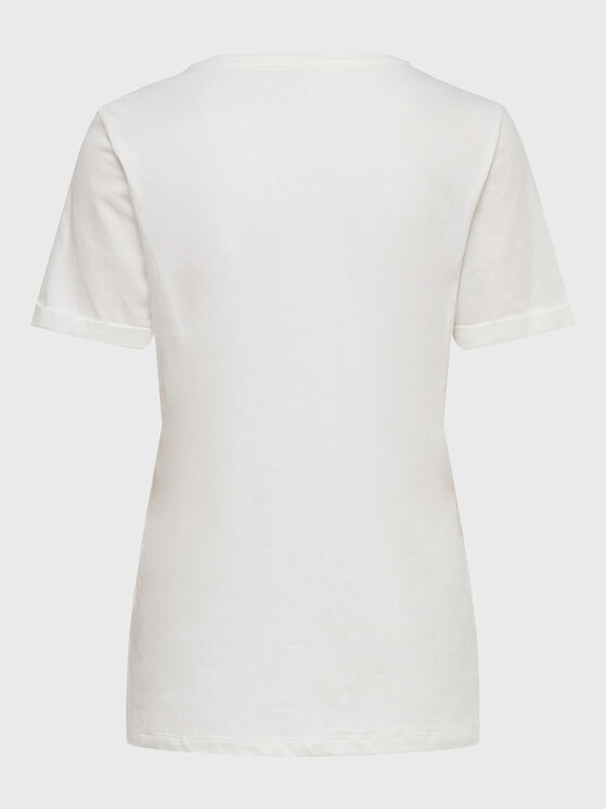 ONLY ONLY Футболка Kita 15244714 Білий Regular Fit