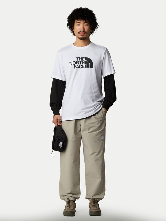 The North Face The North Face Majica Easy NF0A8A6C Bela Regular Fit