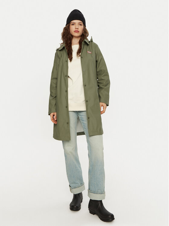 Hunter Hunter Dežna jakna Benja HARW0020242 Zelena Regular Fit