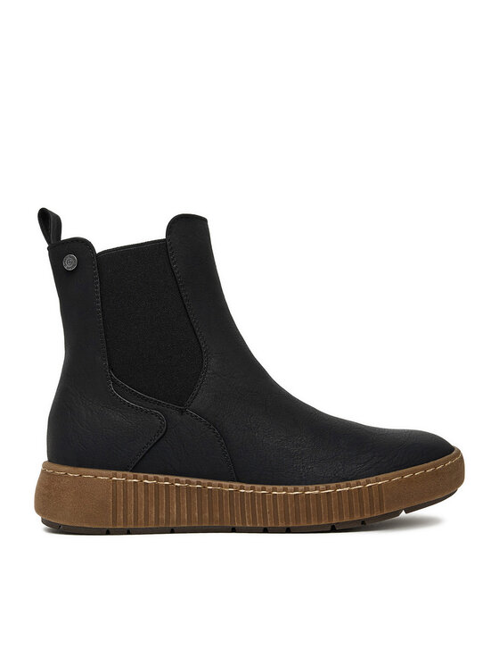 Go Soft Kotníková obuv s elastickým prvkem Go Soft CEO-WS5586-07 Černá