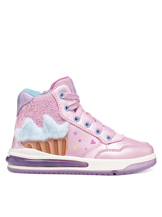 Geox Sneakersy Geox J Sketlite Girl J66NWB 0NFKN C8207 D Svetloružová