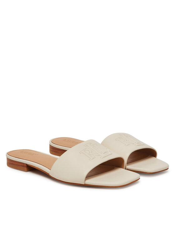 LAUREN RALPH LAUREN Šlepetės LAUREN RALPH LAUREN Everley 802959143009 Kreminė