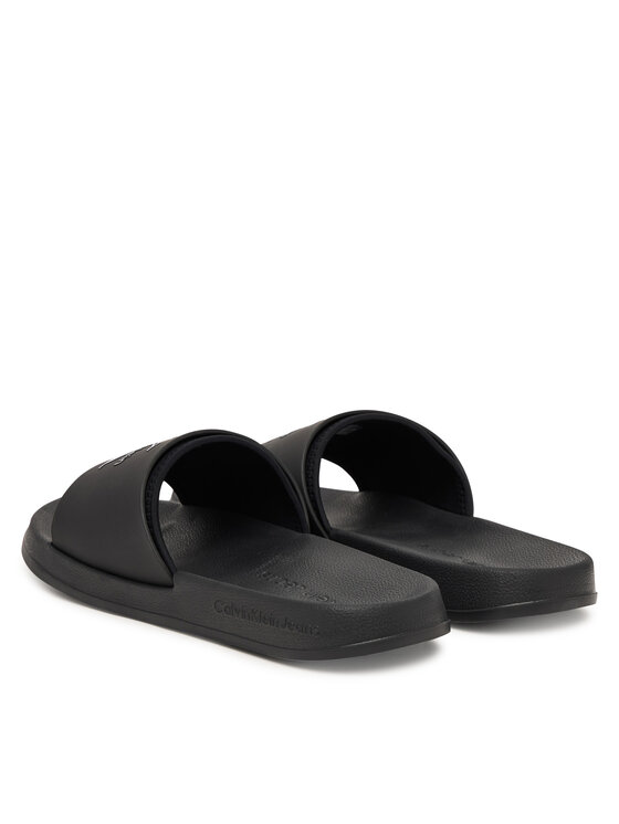 Calvin Klein Natikače Calvin Klein Ess Slide Rubber Neoprene HM0HM02229 Crna