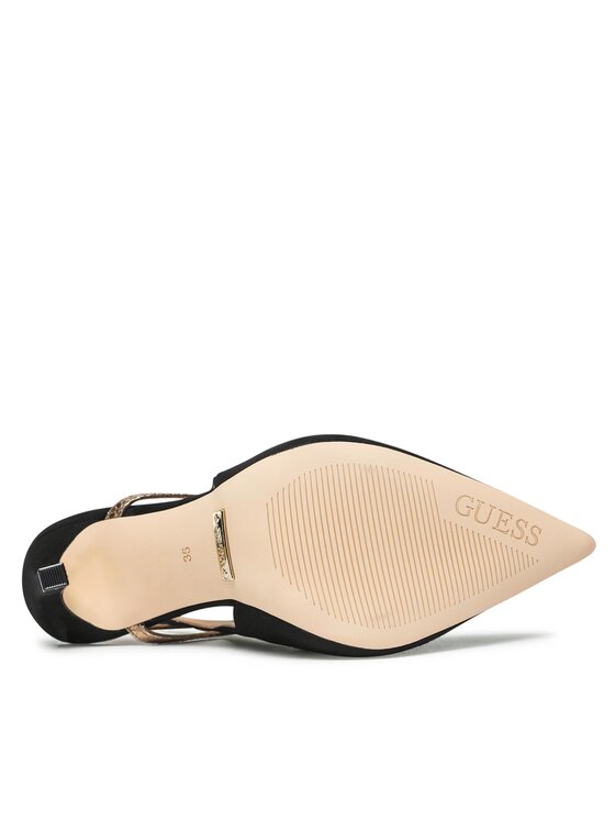 Guess AMAZIE, Sandali Donna, Black, 41 EU