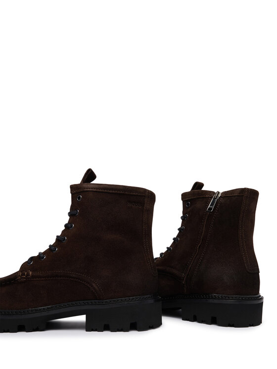 BOSS Kotníková obuv BOSS Julio 50573413 Tmavě hnědá