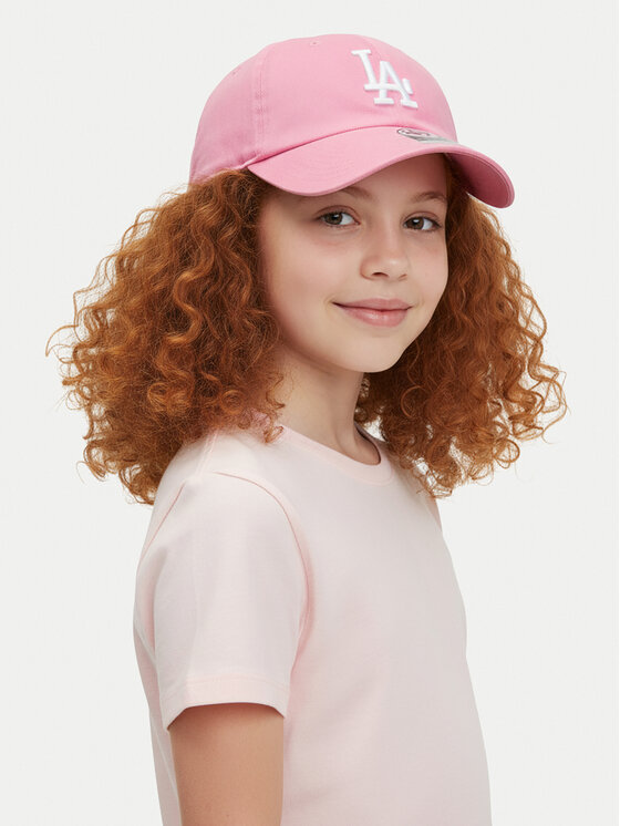 47 Brand Cappellino 47 Brand MLB Los Angeles Dodgers '47 CLEAN UP B-RGW12GWS Rosa
