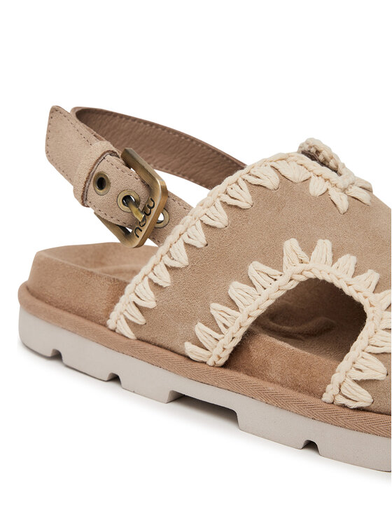 Mou Sandały Mou Low sandal MU.SW631006A Różowy