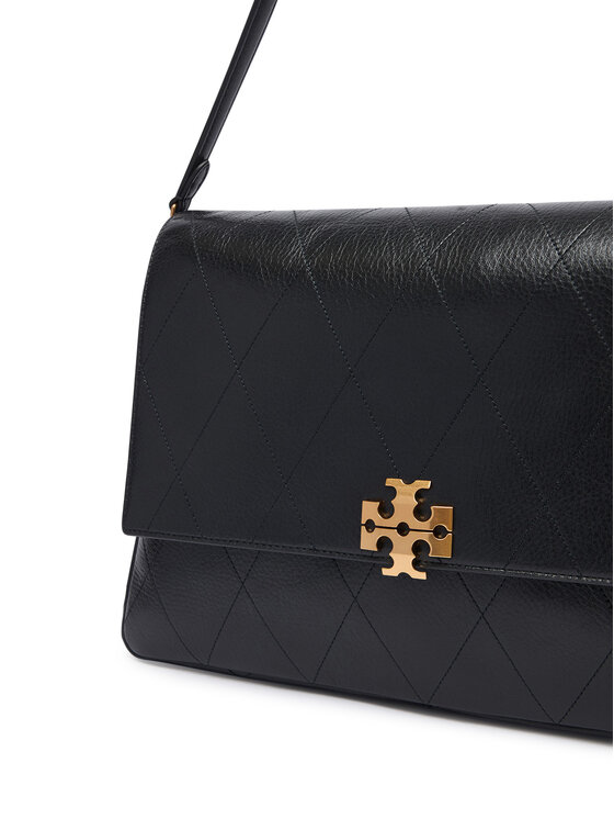 Tory Burch Сумка Tory Burch Charlie Quilted Large Shoulder Bag 185805 Чорний