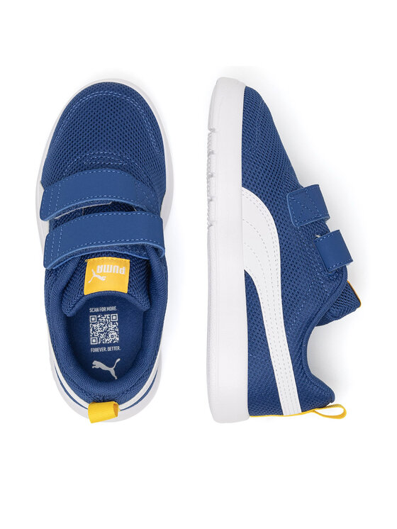 Puma Снікерcи Puma EO-COURTFLEX V3 MESH INF 39808605 Голубий