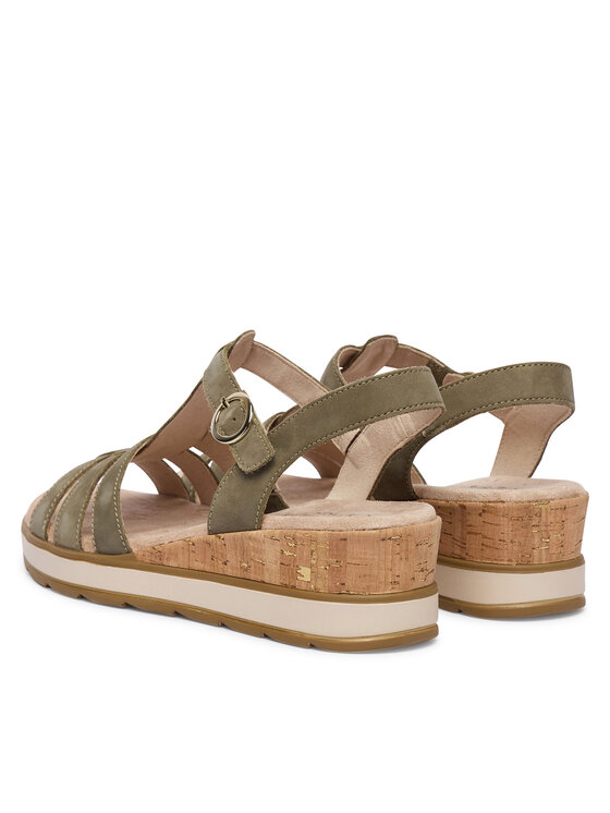 Caprice Sandali Caprice 9-28709-44 Zelena