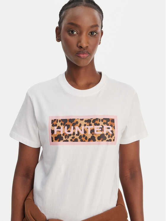 Hunter Hunter Футболка Essentials HARW0011261 Білий Regular Fit