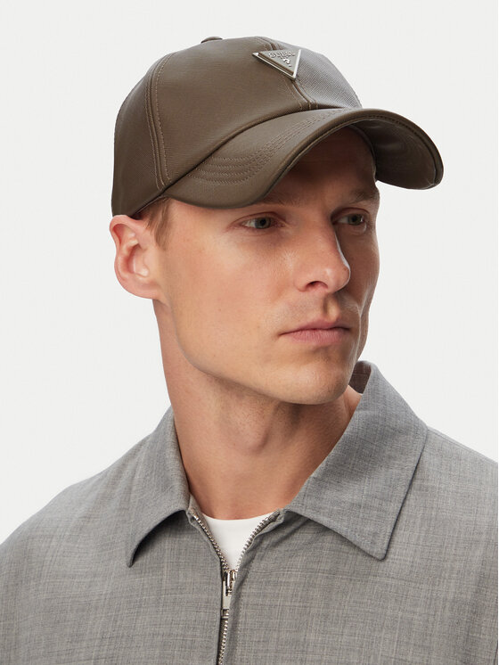 Guess Бейсболка Guess AM9596 POL01 Коричневий