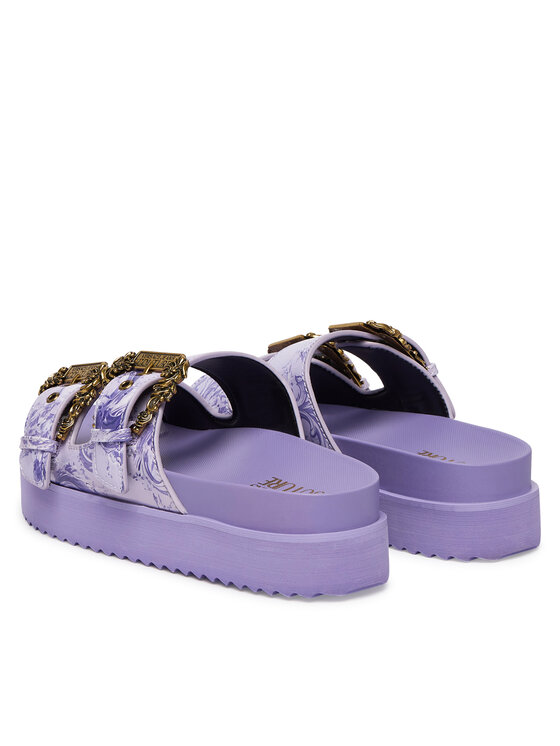 Versace Jeans Couture Шльопанці Versace Jeans Couture 80VA3SM1 ZS366 338 Фіолетовий