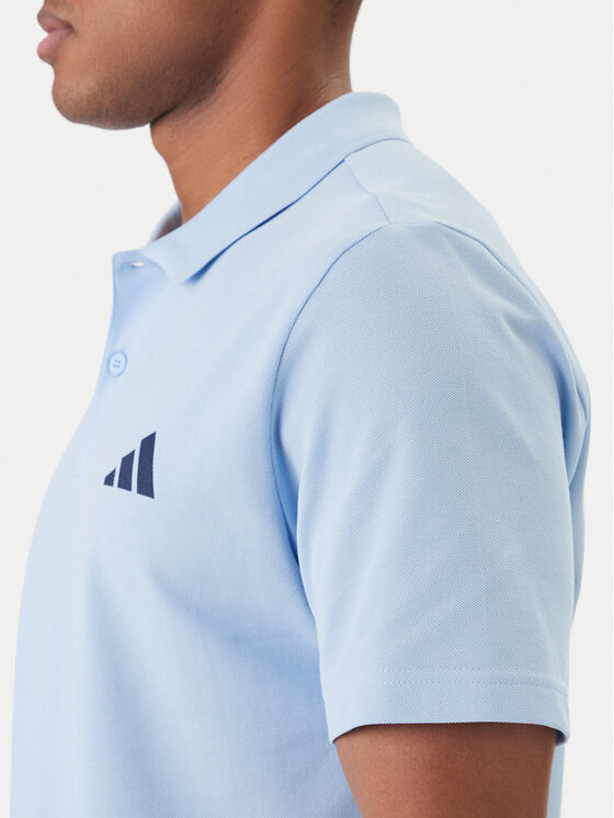 adidas adidas Polo Small Logo Pique KS5530 Celeste Regular Fit