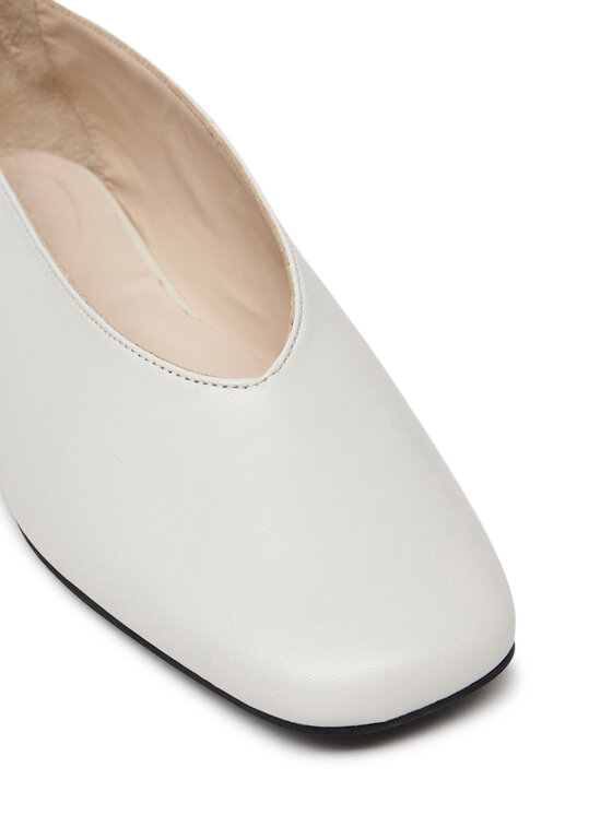 Calvin Klein Balerinke Calvin Klein HW0HW02441 Écru