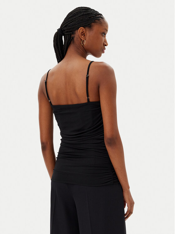 HUGO HUGO Top Doffiano 50537142 Negro Slim Fit