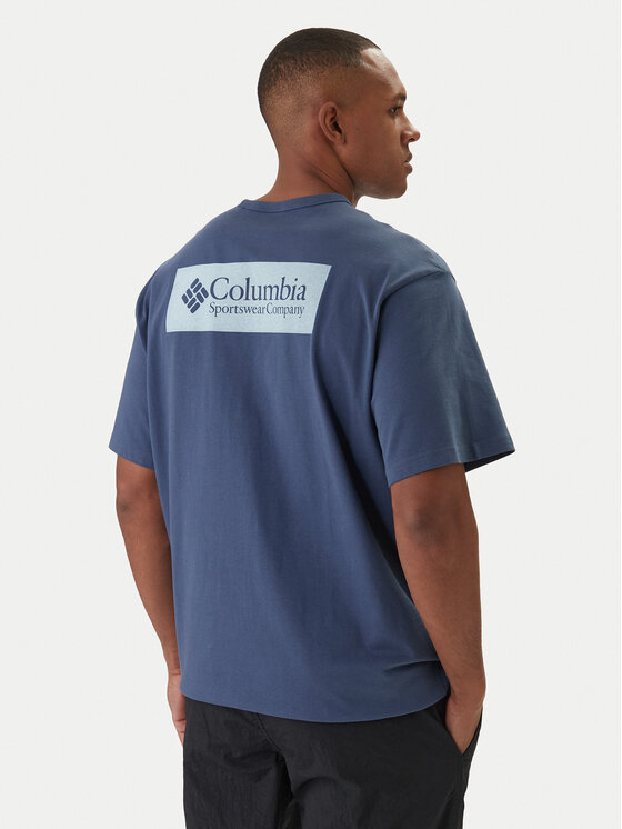 Columbia Columbia Camiseta CSC™ Heavyweight Iconic 2155061 Azul Relaxed Fit