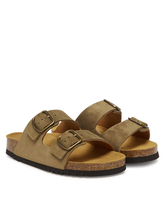 Scholl Чехли Scholl Josephine F32165 Каки