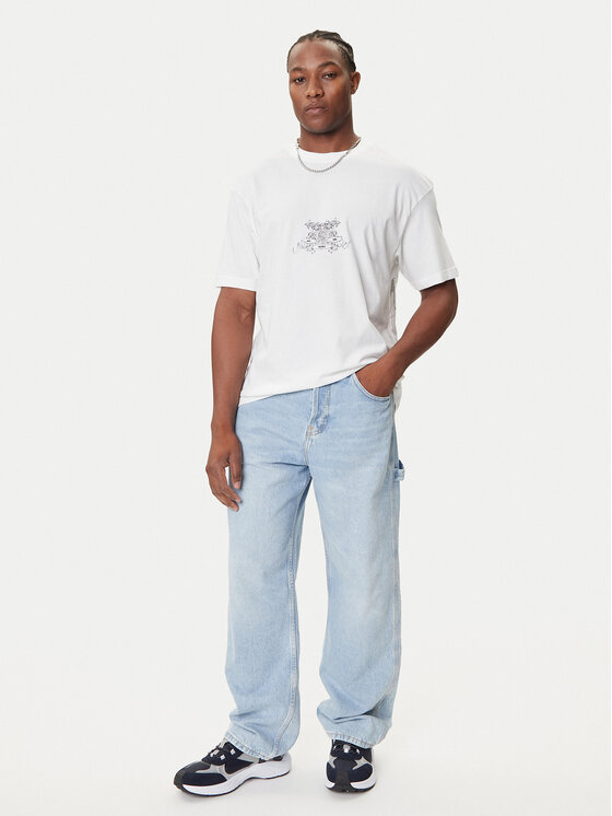 HUGO HUGO Camiseta Duarms 50542817 Blanco Oversize