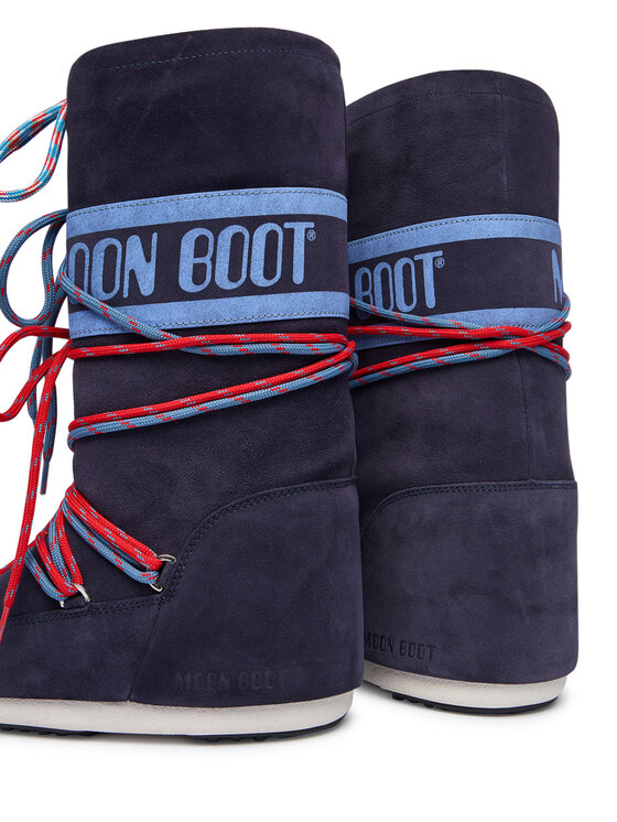 Moon Boot Снігоходи Moon Boot Mb Icon Suede Laces 80D1403050 Cиній