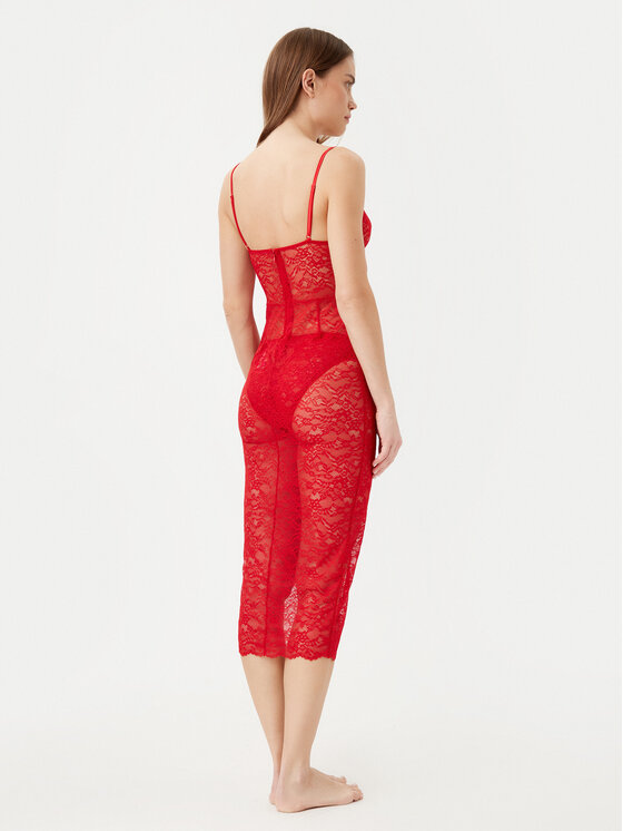 Guess Guess Нічна сорочка O5RK00 KBGT0 Червоний Regular Fit