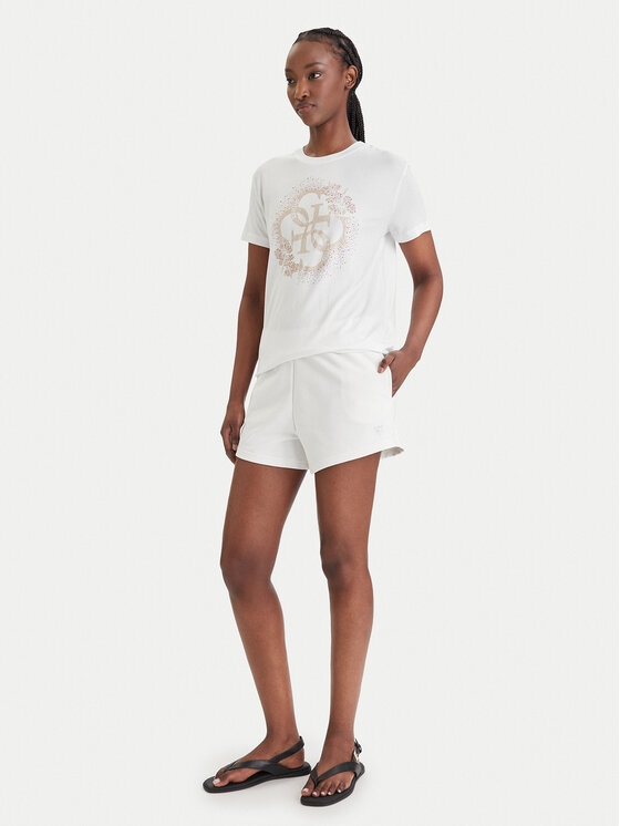 Guess Guess Футболка E6GI01 K68D2 Білий Regular Fit
