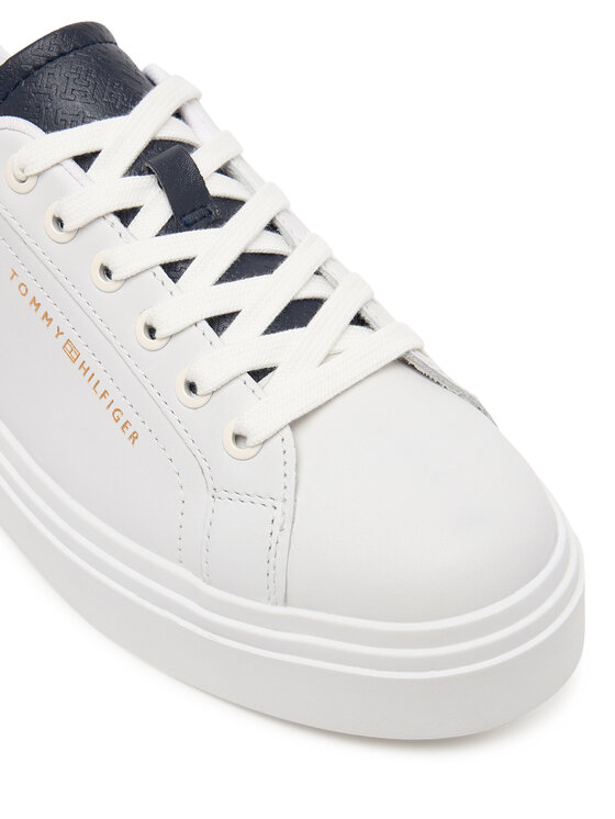 Tommy Hilfiger Sneakers Tommy Hilfiger Th Feminine Platform Monogram FW0FW09594 Alb