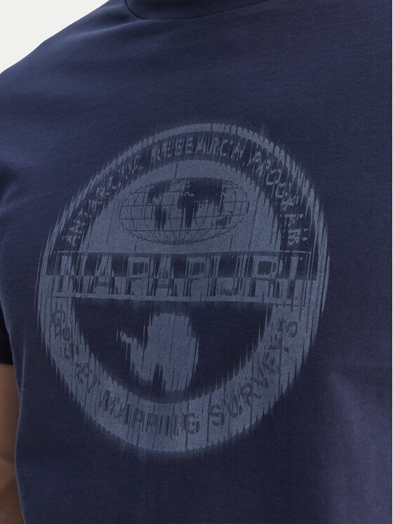 Napapijri Napapijri Camiseta S-Mahsa NP0A4FZB Azul marino Regular Fit