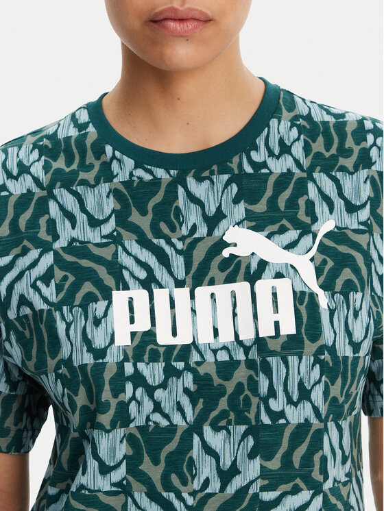 Puma Puma T-shirt Ess Graphic 685070 Zelena Loose Fit
