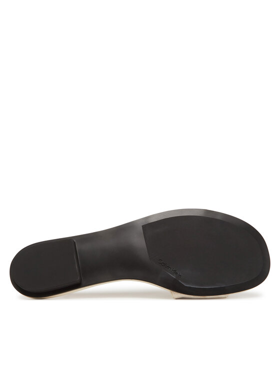 Calvin Klein Чехли Calvin Klein Flat Slide Jacq HW0HW02388 Екрю