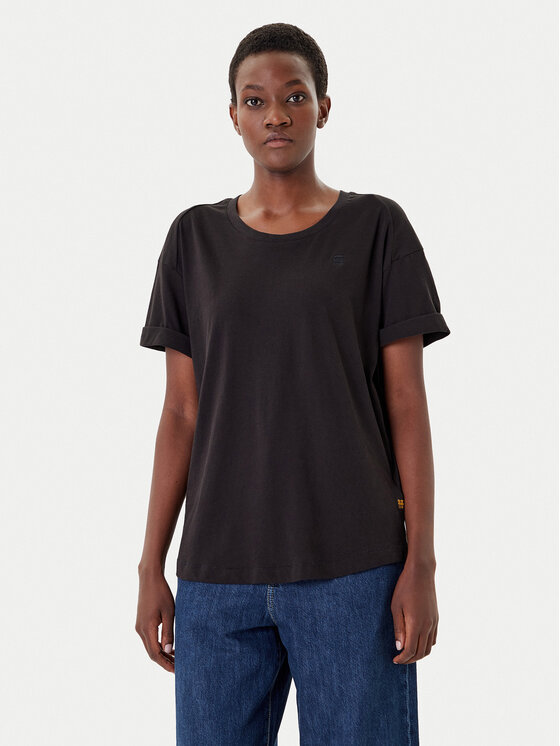G-Star Raw G-Star Raw Camiseta Rolled Up D24524-4107 Negro Loose Fit