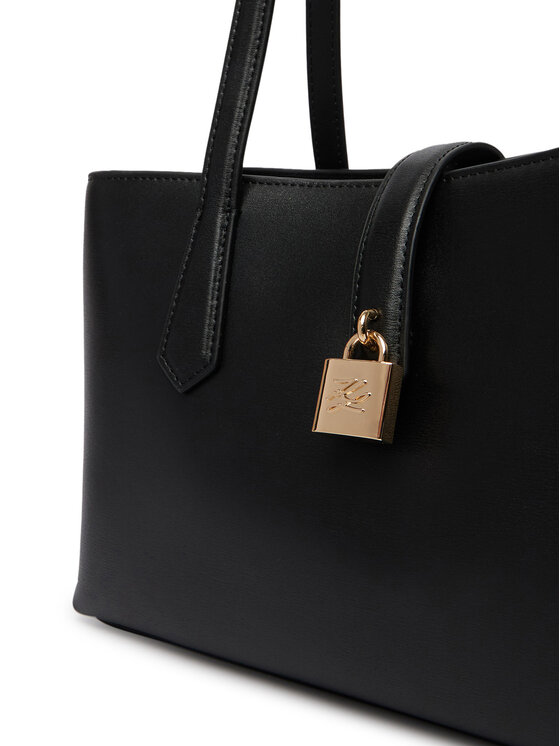 KARL LAGERFELD Ročna torba KARL LAGERFELD B1W30095 Črna