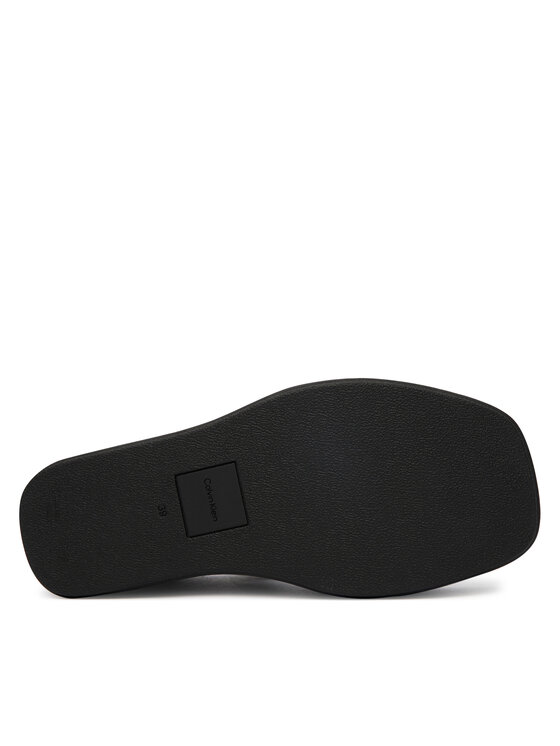 Calvin Klein Japanke Calvin Klein Wedge 70 Sndl Thong Lth HW0HW02880 Crna